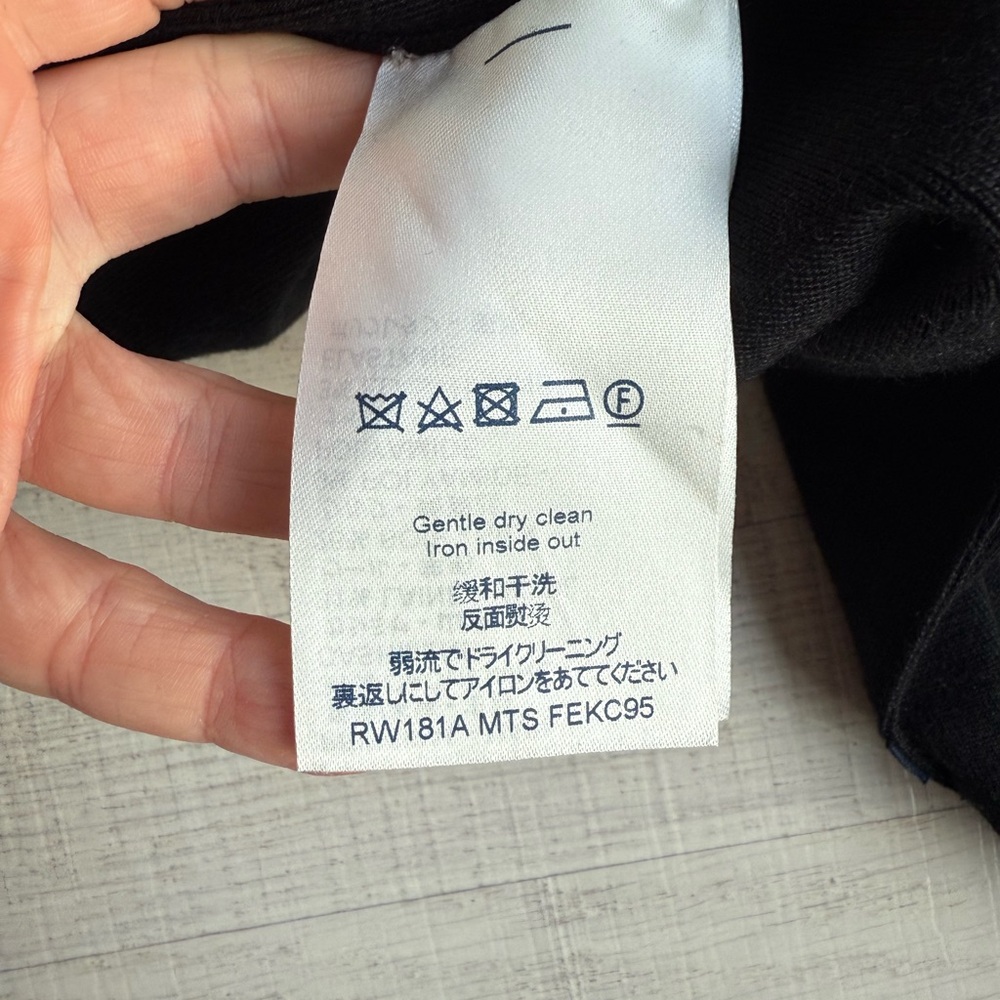 Louis Vuitton Black Cashmere Blend Cardigan Women Brass Embellishments Size M - Picture 6 of 12